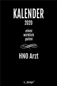 Kalender 2020 für HNO Ärzte / HNO Arzt / HNO Ärztin