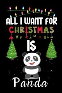 All I Want For Christmas Is Panda