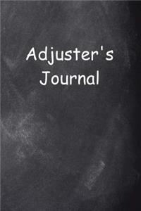 Adjuster's Journal Chalkboard Design