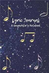 Lyric Journal a Songwriter's Notebook