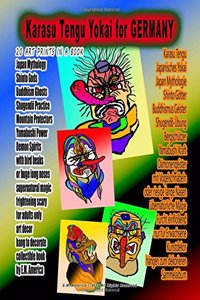 Karasu Tengu Yokai for GERMANY 20 ART PRINTS IN A BOOK Japan Mythology Shinto Gods Buddhism Ghosts Shugendo Practice Mountain Protectors Yamabushi Power Demon Spirits with bird beaks or huge long noses