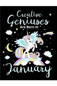 Creative Geniuses Are Born In January