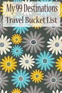 my 99 destinations travel bucket list
