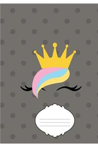 Composition notebook for girls Unicorn Princess