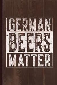 German Beers Matter Journal Notebook