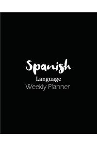 Spanish Language Weekly Planner