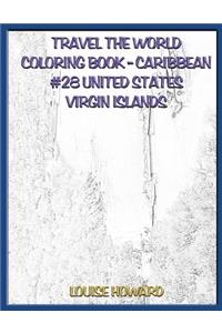 Travel the World Coloring Book- Caribbean #28 United States Virgin Islands