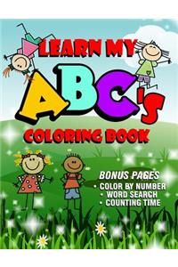 Learn My Abc's Coloring Book