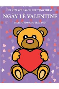 Sách tô màu cho trẻ 2 tuổi (Ngày lễ Valentine)