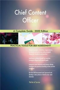 Chief Content Officer A Complete Guide - 2020 Edition