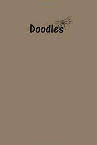 Doodles Journal - Great for Sketching, Doodling, Project Planning or Brainstorming: Medium Ruled, Soft Cover, 6 x 9 Journal, Khaki, 365 Pages