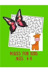 Mazes for Kids Ages 4-8
