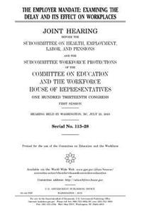 The employer mandate