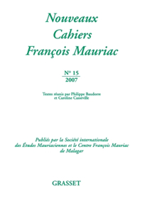 Nouveaux cahiers François Mauriac N°15