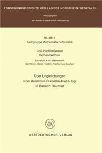 Über Ungleichungen Vom Bernstein-Nikolskii-Riesz-Typ in Banach Räumen