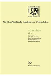 Zum Aufbau altindischer Sanskritwörterbücher der vorklassischen Zeit