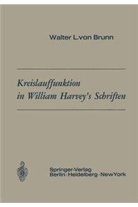 Kreislauffunktion in William Harvey's Schriften