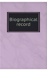 Biographical record