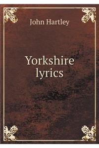 Yorkshire lyrics