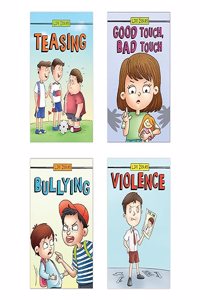 Pegasus Serious Life Issues Books Set of 4-Good Touch Bad touch,Violence,Bullying,Teasing