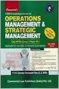 Operations Management & Strategic Management (CMA Inter G2 Paper 9) (Syllabus 2022)