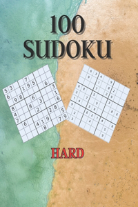 100 Hard Sudoku with Solutions Large Print