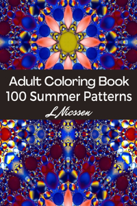 100 Summer Patterns Adult Coloring Book