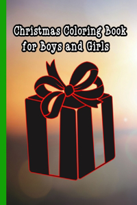 Christmas coloring book for boys and girls