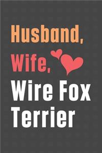 Husband, Wife, Wire Fox Terrier