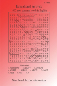 A. Feriani / Educational Activity / 1000 most common words in English