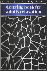 Coloring book for adults relaxation