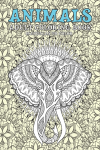 Adult Coloring Book Mandalas to Color Animals