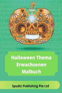 HalloweenThema Erwachsenen Malbuch