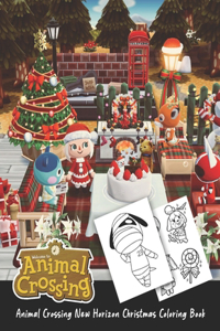 Animal Crossing Christmas Coloring Book