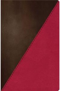 NKJV Study Bible, Leathersoft, Pink/Brown, Thumb Indexed