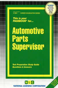 Automotive Parts Supervisor