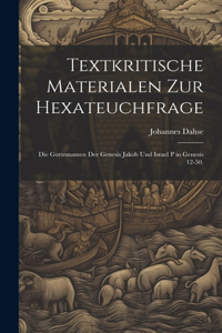 Textkritische Materialen zur Hexateuchfrage