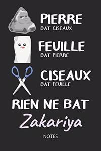Rien ne bat Zakariya - Notes