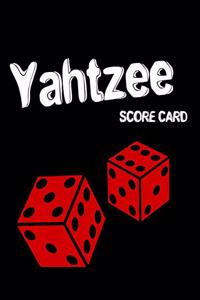 Yahtzee Score Card