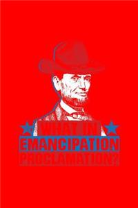 What In Emancipation Proclamation