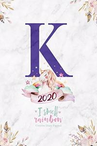 2020 Unicorn Diary Planner I Smell Rainbow