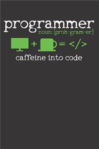 PROGRAMMER Notebook Journal