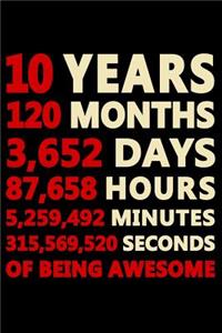 10 Years Of Being Awesome