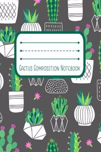 Cactus Composition Notebook