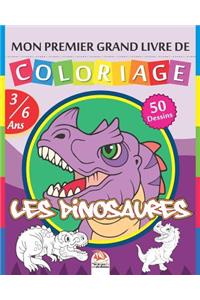 Mon premier grand livre de coloriage - Les dinosaures
