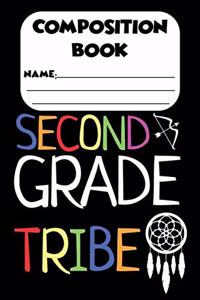 Composition Book Second Grade Tribe