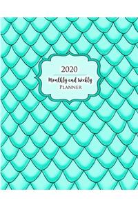 2020 Monthly and Weekly Planner