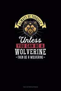 Always Be Yourself Unless You Can Be A Wolverine Then Be A Wolverine