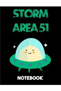 Storm Area 51 Notebook