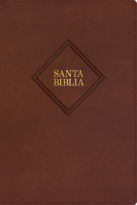 Rvr 1960 Biblia Letra Supergigante, Marrón Piel Fabricada Con Índice (Edición 2023)